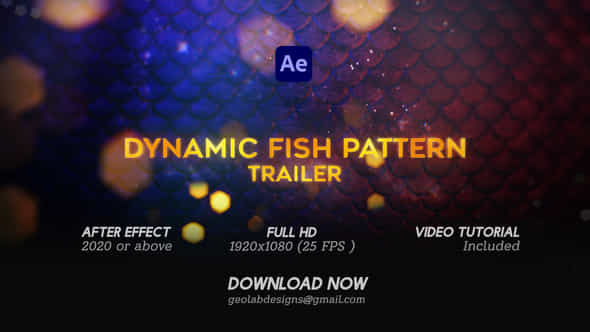 Dynamic Fish Pattern Trailer L Aqua Trailer - VideoHive 51349785