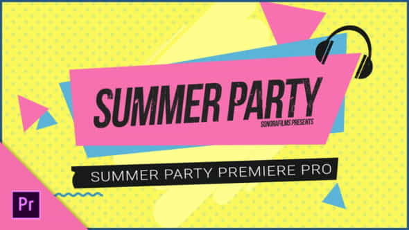 Summer Party Mogrt Pack - VideoHive 32274699