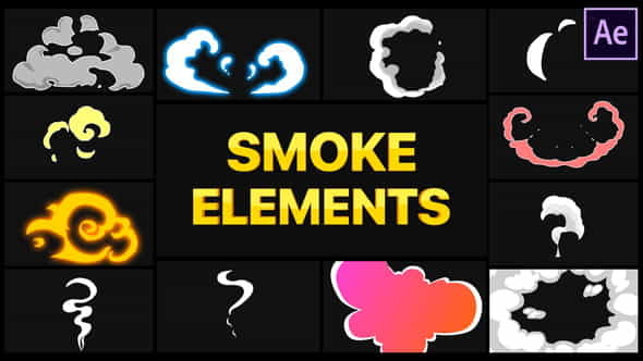 Smoke Elements | After Effects - VideoHive 28430177