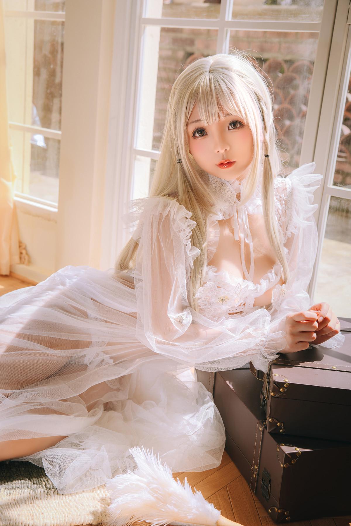 Cosplay Rinaijiao日奈娇 白纱衣 Set.01(7)