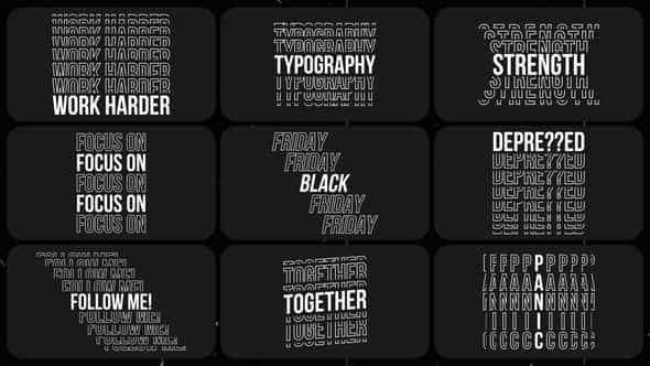 Kinetic Typography Text - VideoHive 47957695