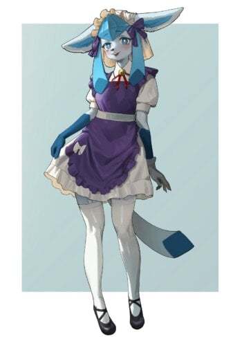 maid-glaceon-gudl