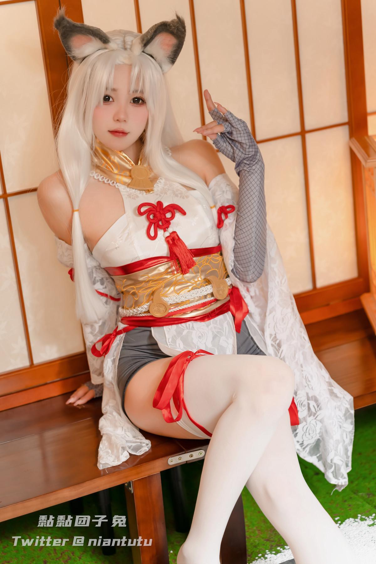 Cosplay 黏黏团子兔 白丝胡桃(2)