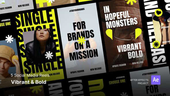 Introopening Vibrant Bold After Effects Project Files - VideoHive 56567407