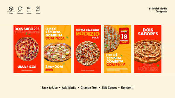 Pizza Instagram Reels - VideoHive 52648043