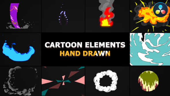 Cartoon Elements Pack - VideoHive 37738380