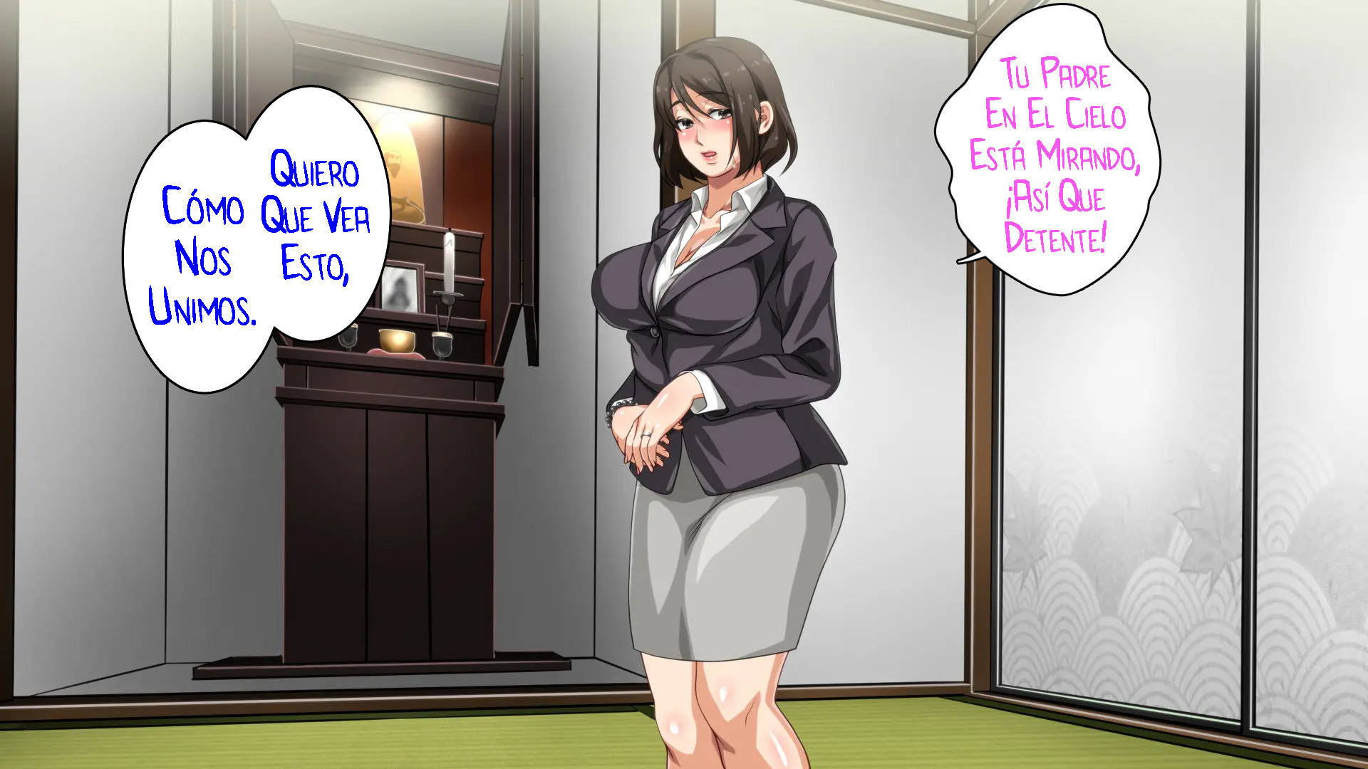 UN MUNDO DONDE LA EDUCACION SEXUAL ES EL DEBER DE UNA MADRE - VIUDA SATOMI YAMADA PART 03 - 44