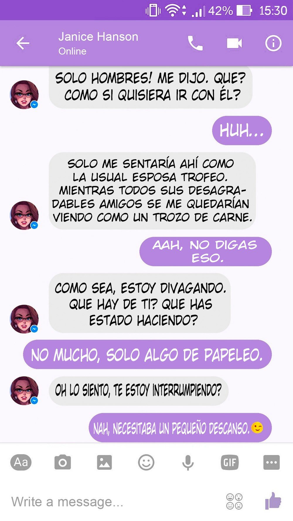 Una Nuera Traviesa (Chat Con Janice) - 1