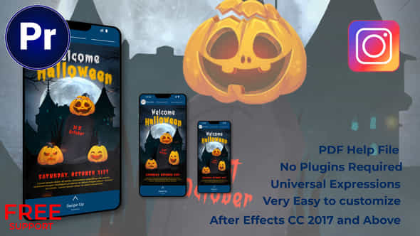 Happy Halloween Stories - VideoHive 48558173