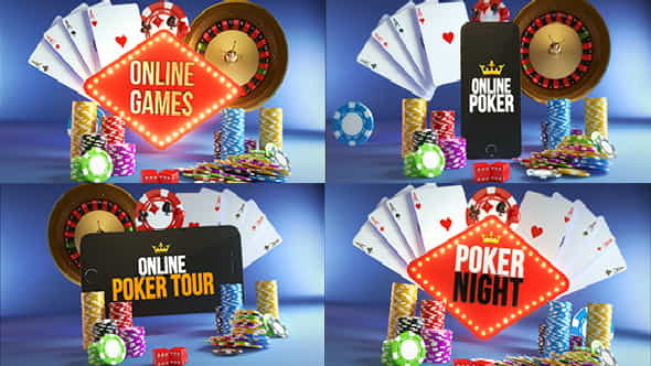 Poker Casino Logo Reveal Modular - VideoHive 20867973