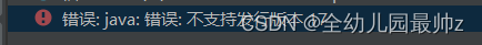 错误:java: 错误: 不支持发行版本 17