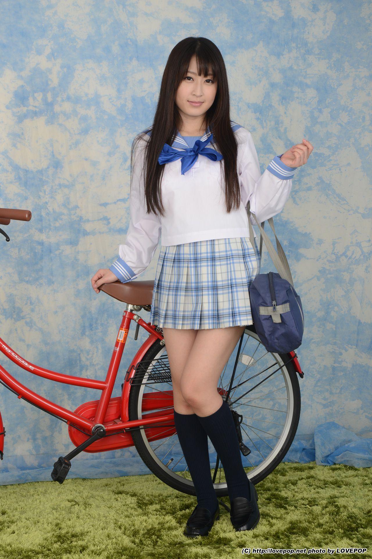 Arisa Misato 美里有紗 单车少女 Set1 [LovePop] 写真集(1)