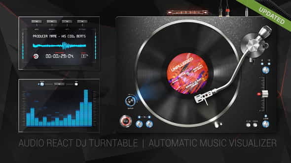 Audio React DJ Turntable Music - VideoHive 9623017