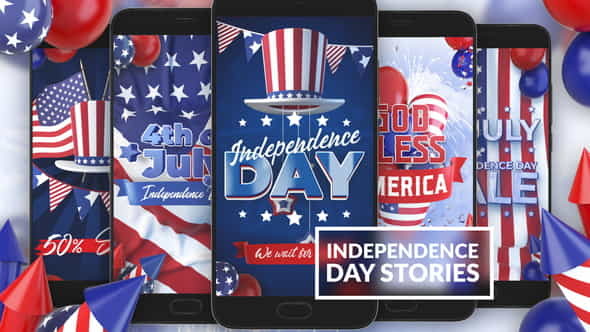 4th Of July Instagram Stories - VideoHive 27389158