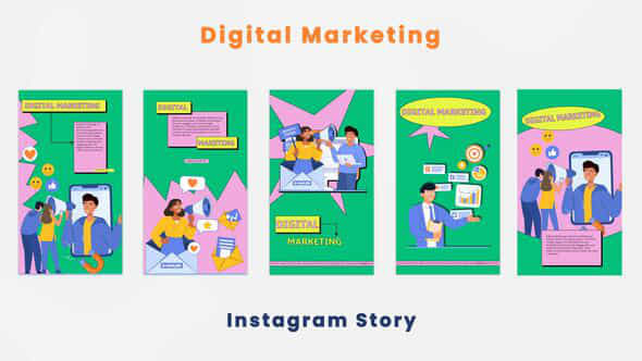 Digital Marketing Instagram - VideoHive 44334728