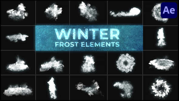 Winter Frost Elements - VideoHive 42180452