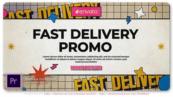 Fast Delivery Promo - VideoHive 43383916