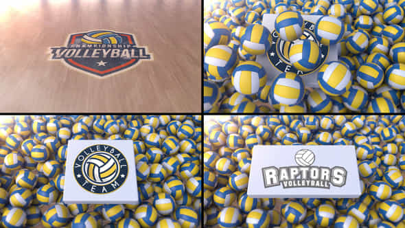 Volleyball Logo Reveal - VideoHive 35332154