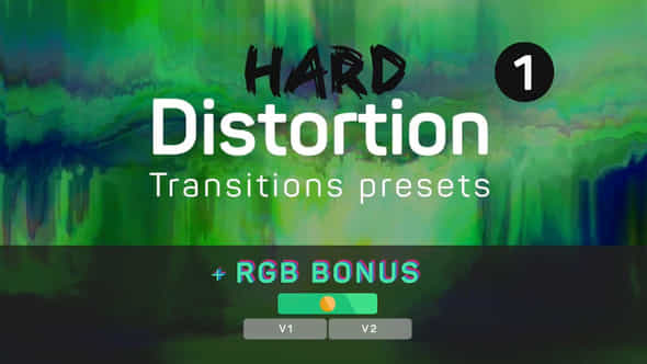Hard Distortion Transitions - VideoHive 40125760