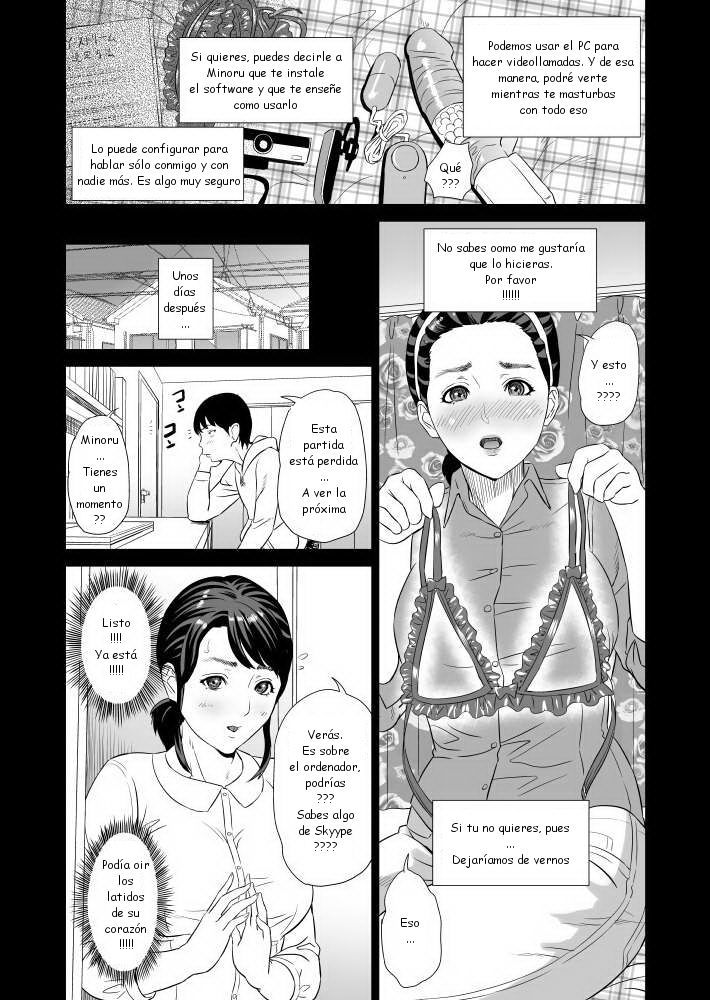 [Hyji] Kinjo Yuuwaku Mama Hen Joshou + Zenpen  La tentación en casa (Mamá. Prólogo) [Spanish] [joselillo]