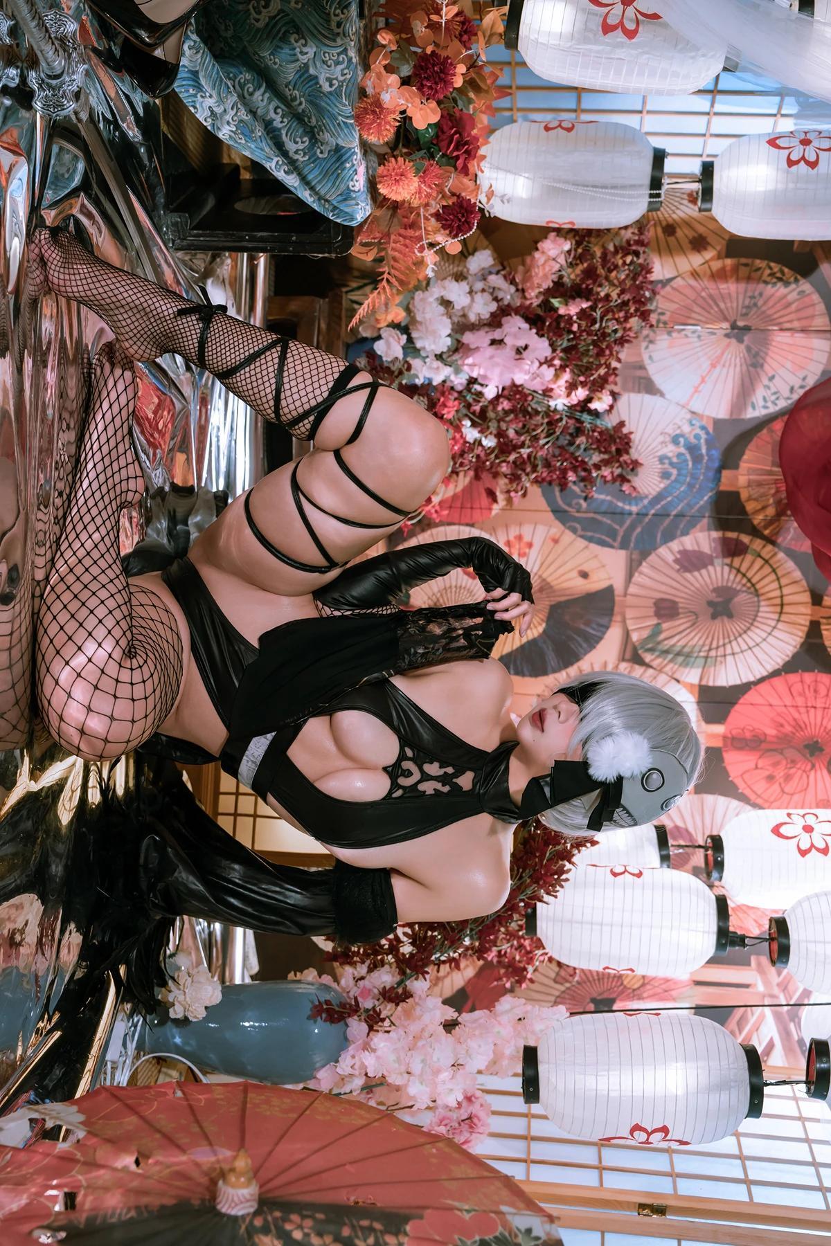 Cosplay 云溪溪Yunx1x1 & 奶桃 – 2B本 YoRHa No.2 Type B 下 Set.01(16)