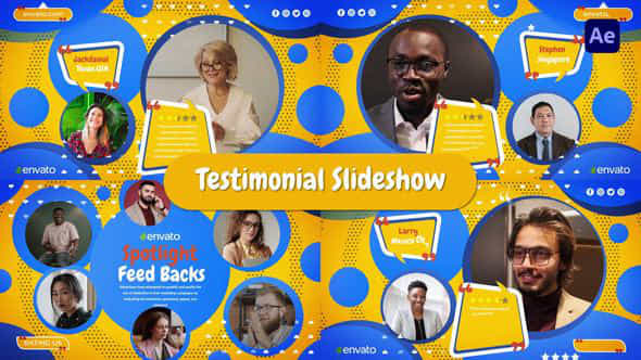 Testimonial Slideshow - VideoHive 47180014