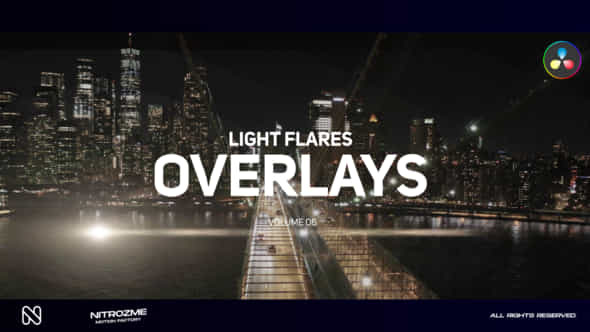 Optical Flares Overlays Vol 06 For Davinci Resolve - VideoHive 49438045
