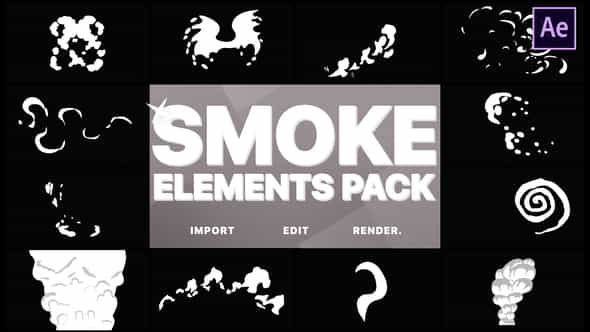 Funny Smoke Elements - VideoHive 22379802