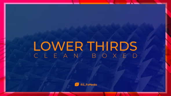 Lower Thirds | Clean Boxed - VideoHive 31846919
