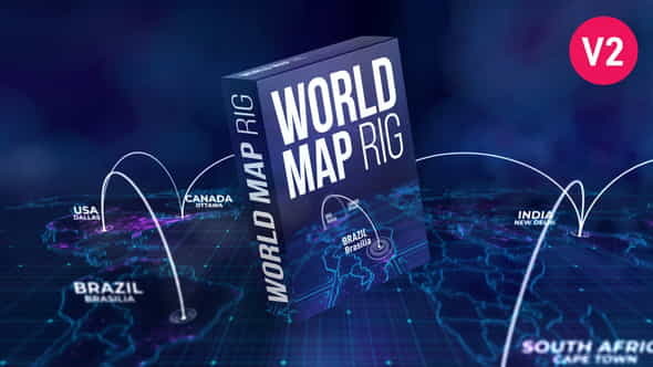 World Map Rig - VideoHive 27809779