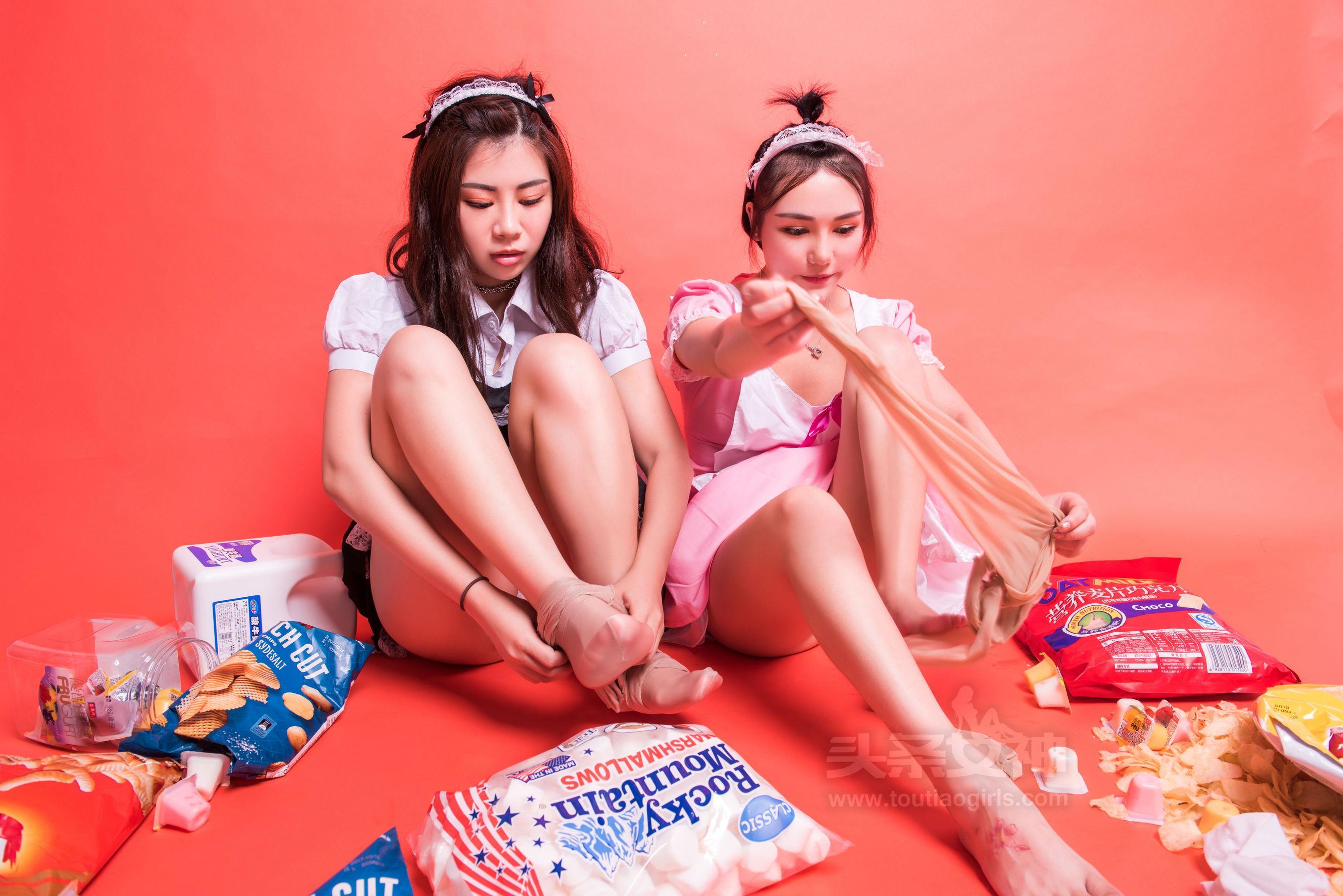 悦悦&奥利《保姆零食快乐时光奥利奥》 [头条女神] 写真集(17)