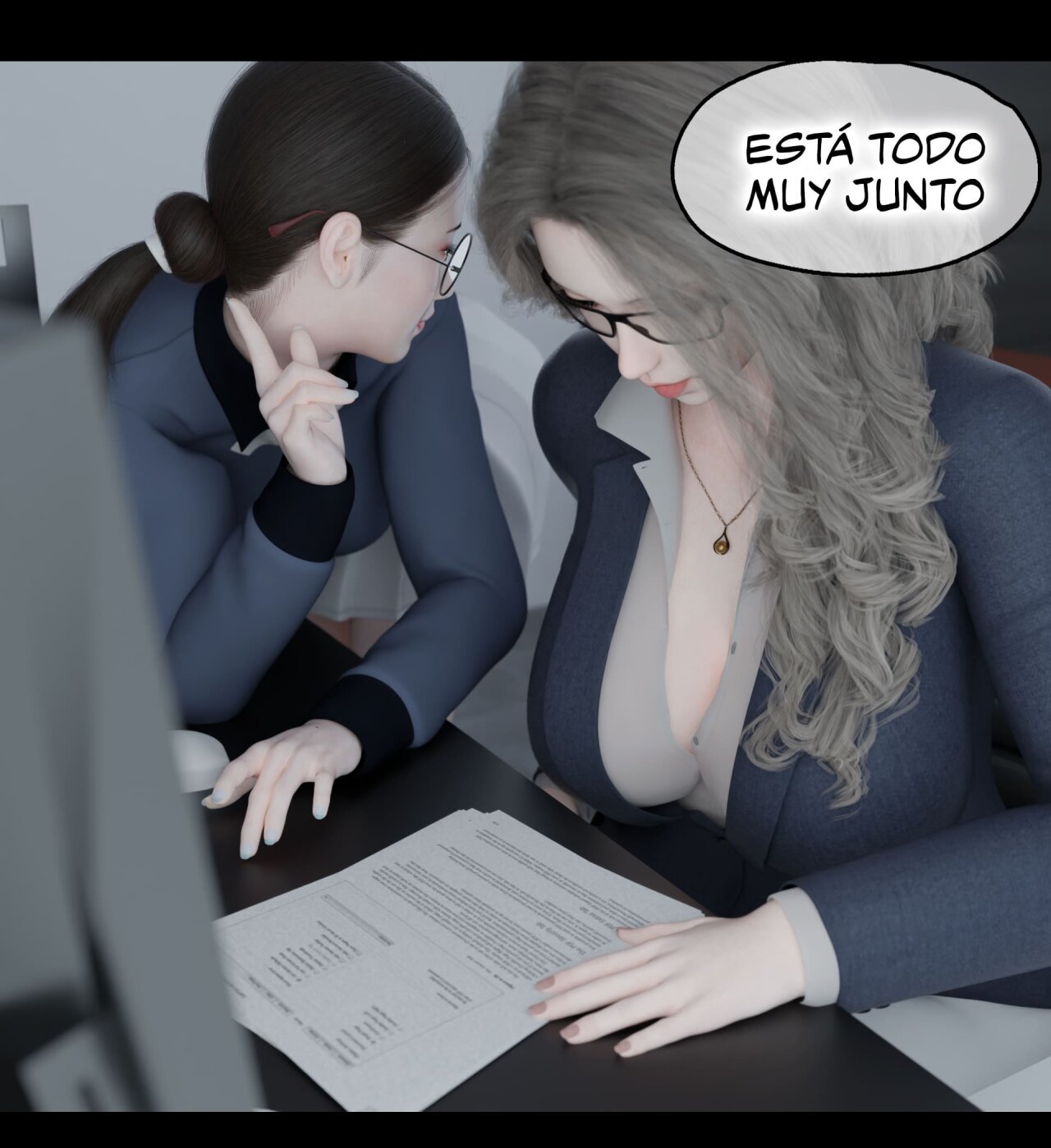 La viuda de mi vecina - 3D Comic - Parte 2 - 96