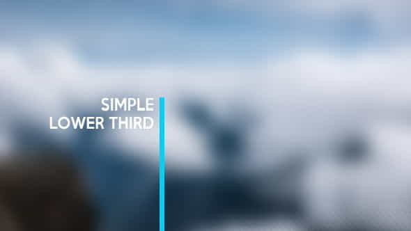 Simple Lower Third - VideoHive 11470464