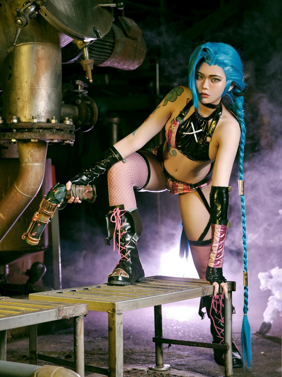 Cosplay ZinieQ Jinx Arcane(10)