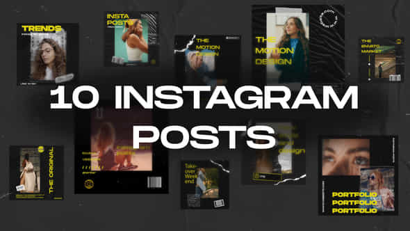 10 Instagram Posts - VideoHive 54804544