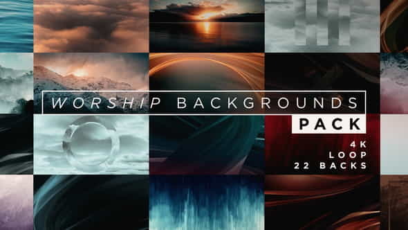 Worship Backgrounds Pack - VideoHive 21637485