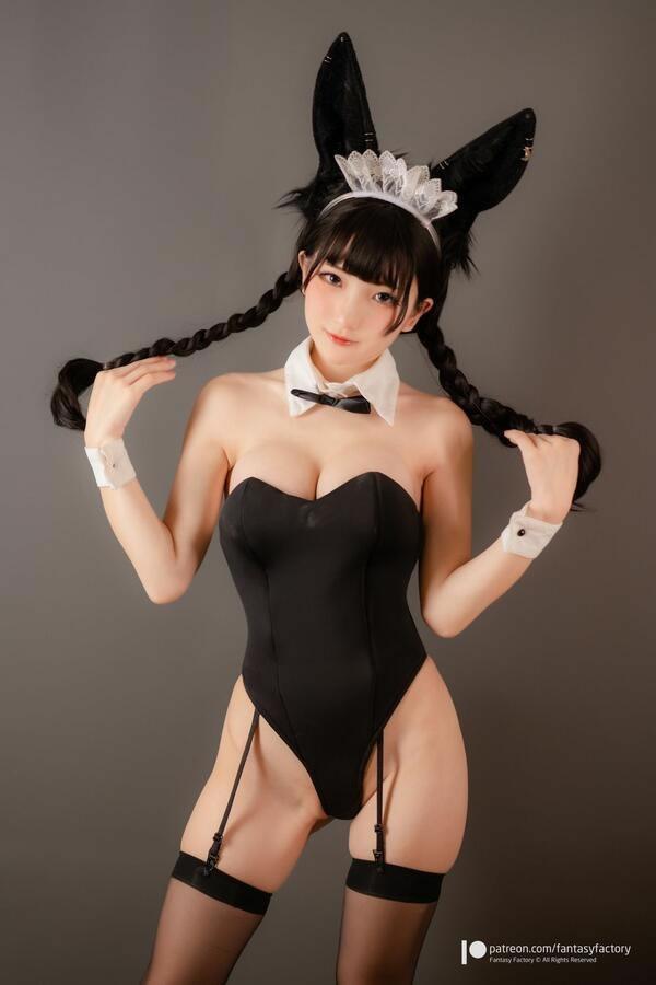 小丁Ding2021年作品 - Bunny girl Maid(14)