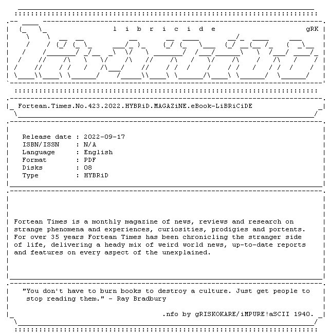 Fortean.Times.No.423.2022.HYBRiD.MAGAZiNE.eBook LiBRiCiDE
