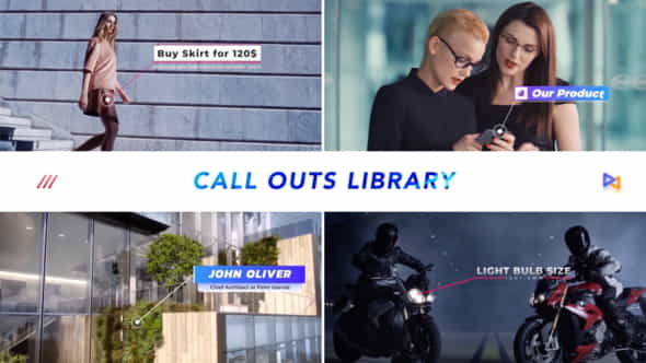 Professional Call Outs Library - VideoHive 21116032