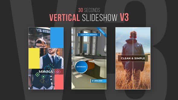 Vertical Slideshow V3 - VideoHive 41751303