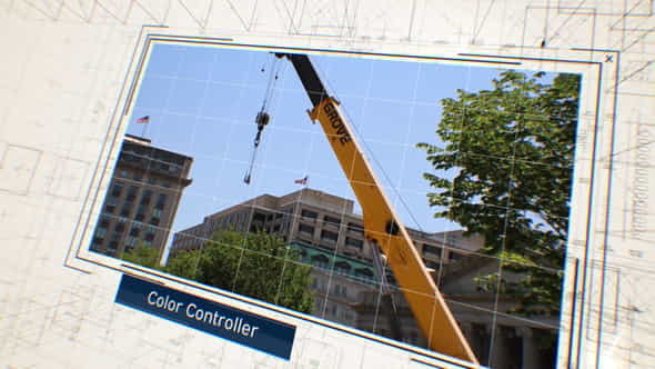 Blueprint Construction Slideshow - VideoHive 23198916