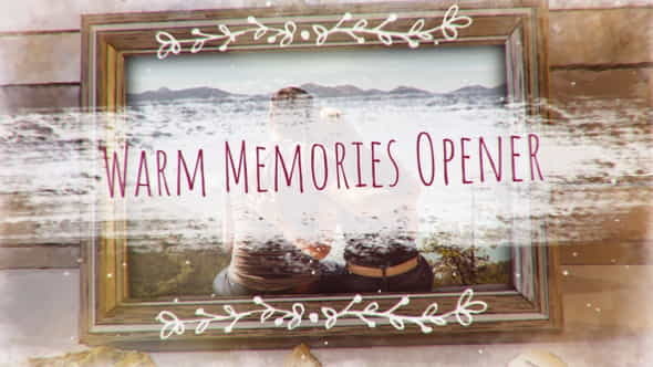Warm Memories Photo Opener - VideoHive 31974609