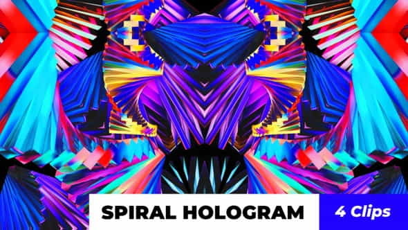 Spiral Hologram - VideoHive 30505596