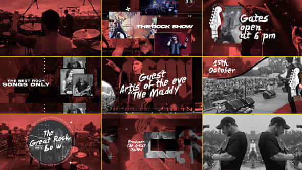 Rock Music Show Music Show - VideoHive 30101240