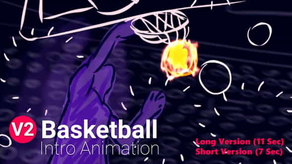 Basketball Intro Animation - VideoHive 8888093