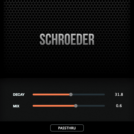 DiscoDSP Schroeder Reverb