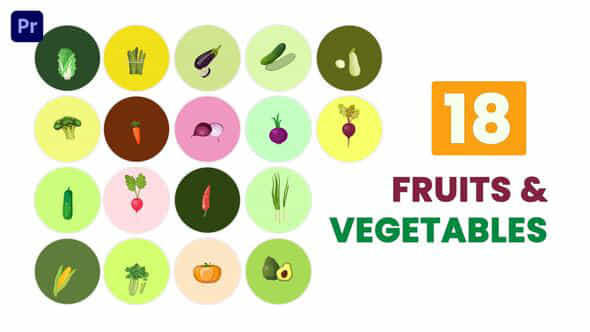 Fruits And Vegetable - VideoHive 44635742