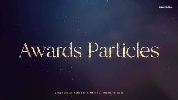 Particles Awards Titles - VideoHive 39235951