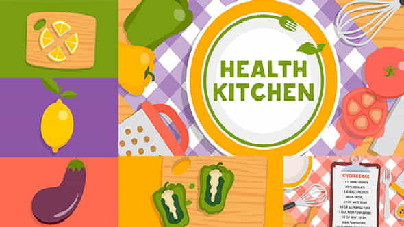 Health Kitchen. TV Show Pack - VideoHive 11265745