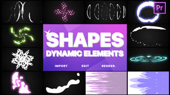 Dynamic Shapes Pack - VideoHive 23713406